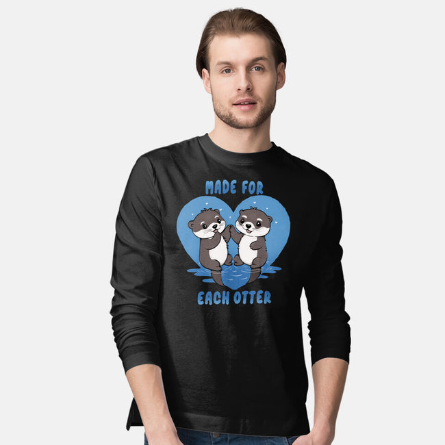 Made For Each Otter-Mens-Long Sleeved-Tee-Trendlory