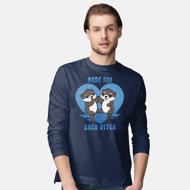 Made For Each Otter-Mens-Long Sleeved-Tee-Trendlory