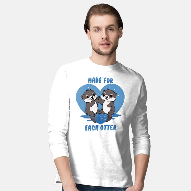 Made For Each Otter-Mens-Long Sleeved-Tee-Trendlory