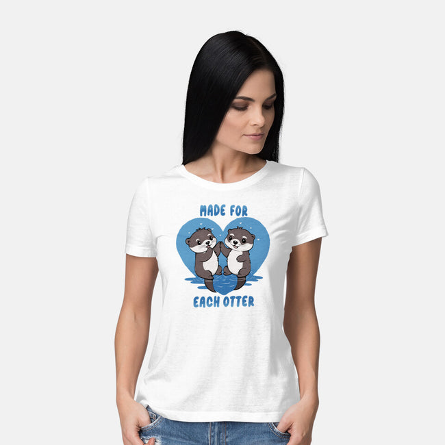 Made For Each Otter-Womens-Basic-Tee-Trendlory