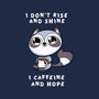 I Don't Rise And Shine-Womens-V-Neck-Tee-FunkVampire