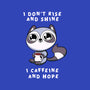 I Don't Rise And Shine-Unisex-Crew Neck-Sweatshirt-FunkVampire