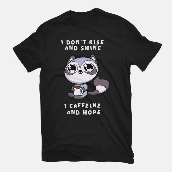 I Don't Rise And Shine-Unisex-Basic-Tee-FunkVampire