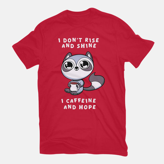I Don't Rise And Shine-Unisex-Basic-Tee-FunkVampire