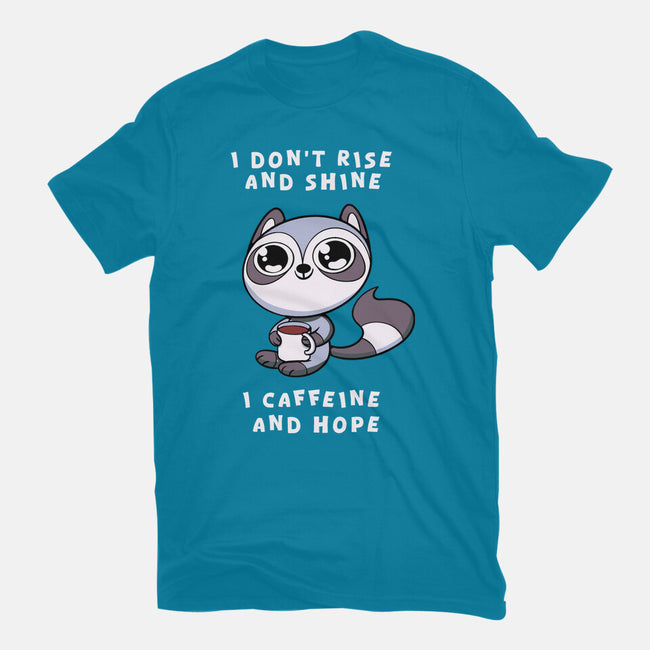 I Don't Rise And Shine-Unisex-Basic-Tee-FunkVampire