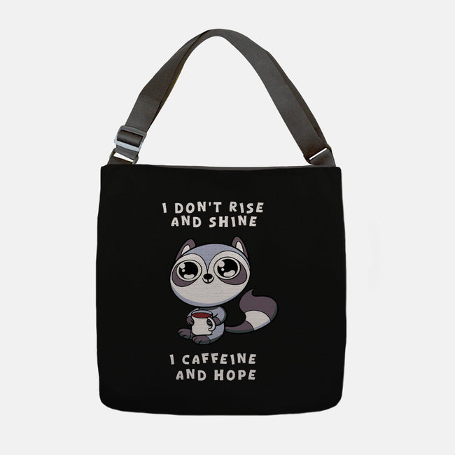 I Don't Rise And Shine-None-Adjustable Tote-Bag-FunkVampire