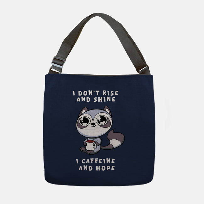 I Don't Rise And Shine-None-Adjustable Tote-Bag-FunkVampire