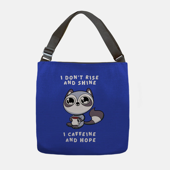 I Don't Rise And Shine-None-Adjustable Tote-Bag-FunkVampire