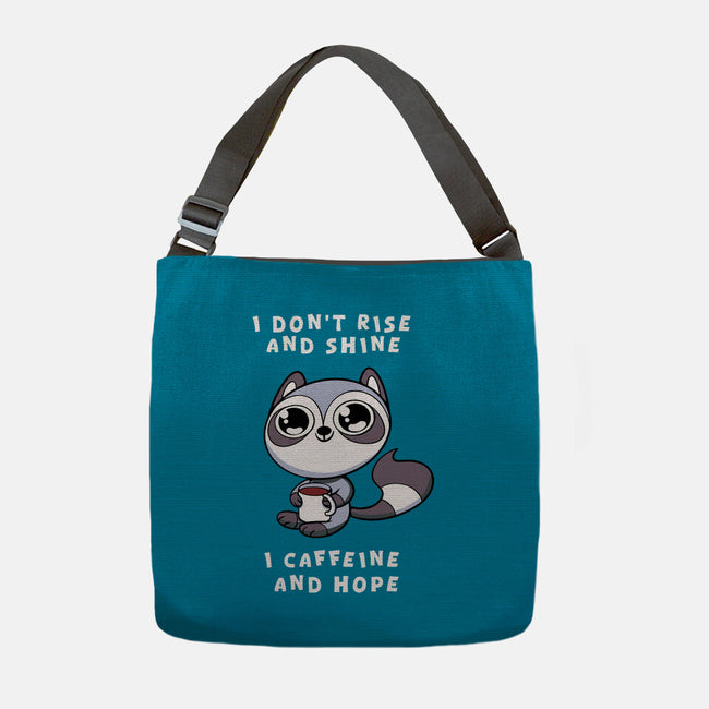 I Don't Rise And Shine-None-Adjustable Tote-Bag-FunkVampire