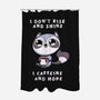 I Don't Rise And Shine-None-Polyester-Shower Curtain-FunkVampire