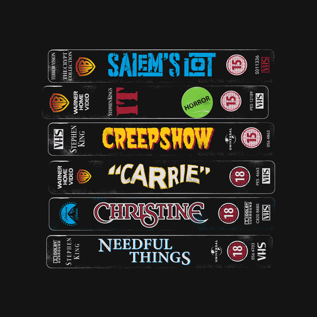 VHS KIng-Unisex-Crew Neck-Sweatshirt-Nemons