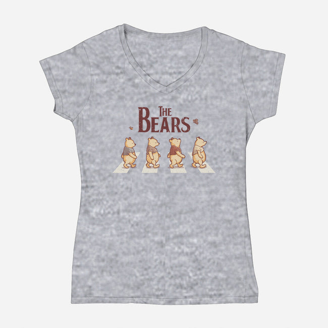 The Bears-Womens-V-Neck-Tee-retrodivision