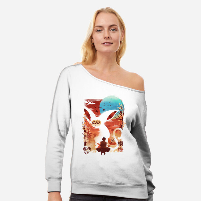 Twinkle Wings-Womens-Off Shoulder-Sweatshirt-dandingeroz