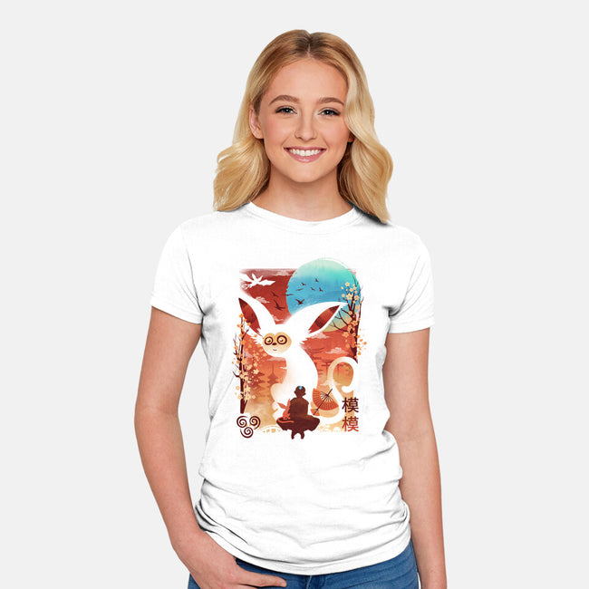 Twinkle Wings-Womens-Fitted-Tee-dandingeroz