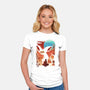 Twinkle Wings-Womens-Fitted-Tee-dandingeroz