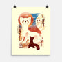 Fire Ferrets-None-Matte-Poster-dandingeroz