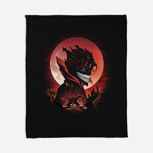 Okarun Night-None-Fleece-Blanket-dandingeroz