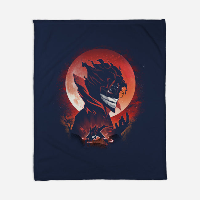 Okarun Night-None-Fleece-Blanket-dandingeroz