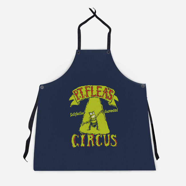 Flea Circus-Unisex-Kitchen-Apron-dalethesk8er