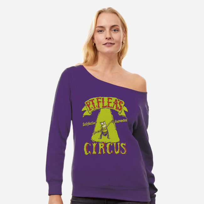 Flea Circus-Womens-Off Shoulder-Sweatshirt-dalethesk8er