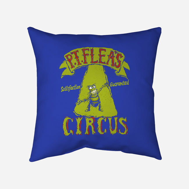 Flea Circus-None-Removable Cover w Insert-Throw Pillow-dalethesk8er