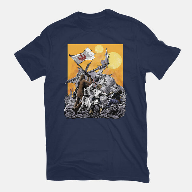The Battle Of Tatooine-Womens-Fitted-Tee-zascanauta