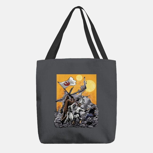 The Battle Of Tatooine-None-Basic Tote-Bag-zascanauta