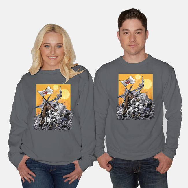 The Battle Of Tatooine-Unisex-Crew Neck-Sweatshirt-zascanauta