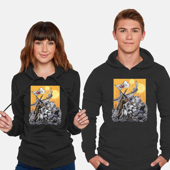 The Battle Of Tatooine-Unisex-Pullover-Sweatshirt-zascanauta