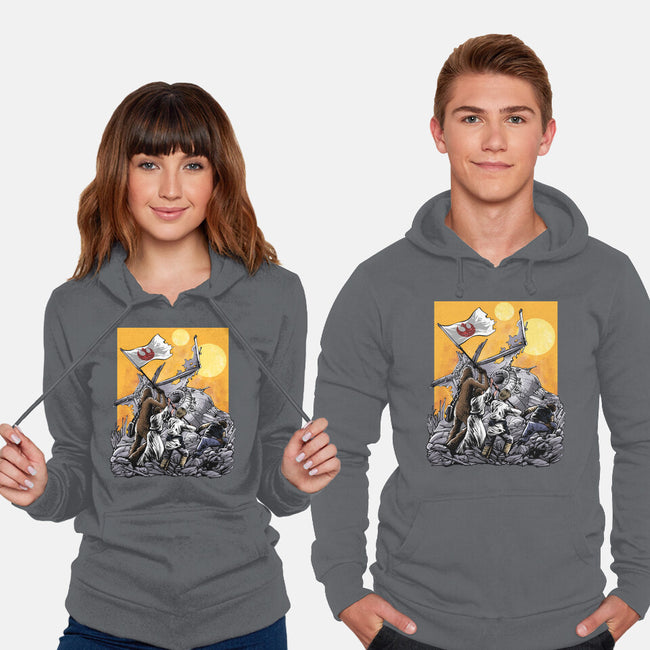 The Battle Of Tatooine-Unisex-Pullover-Sweatshirt-zascanauta