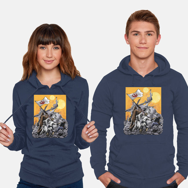 The Battle Of Tatooine-Unisex-Pullover-Sweatshirt-zascanauta