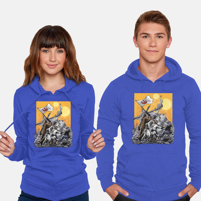 The Battle Of Tatooine-Unisex-Pullover-Sweatshirt-zascanauta