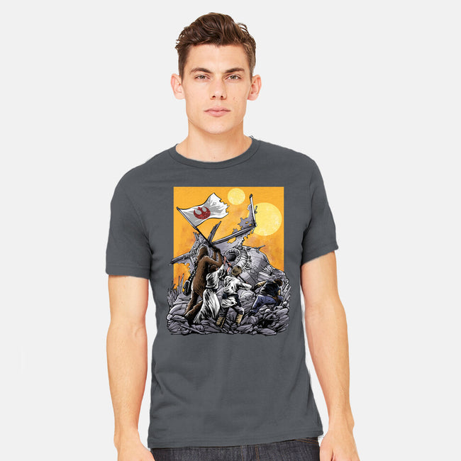 The Battle Of Tatooine-Mens-Heavyweight-Tee-zascanauta