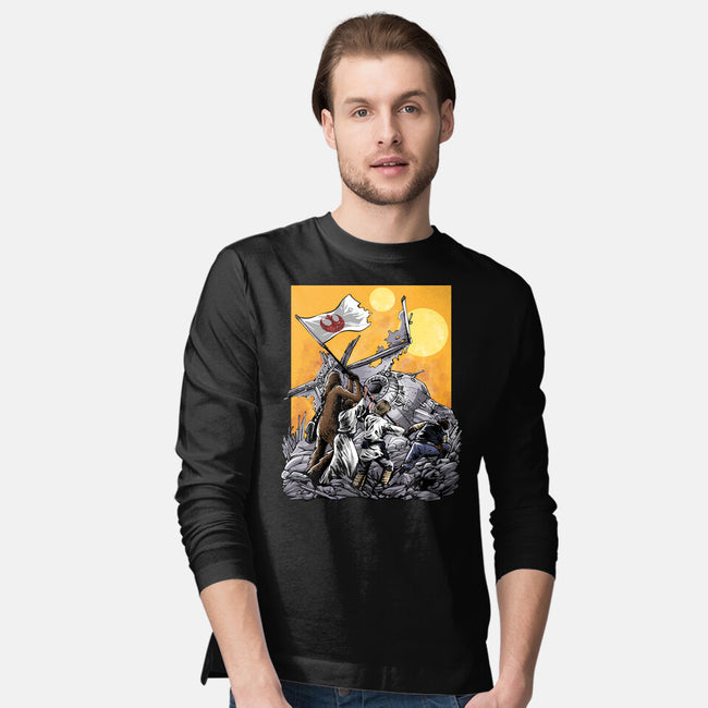 The Battle Of Tatooine-Mens-Long Sleeved-Tee-zascanauta
