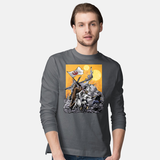 The Battle Of Tatooine-Mens-Long Sleeved-Tee-zascanauta