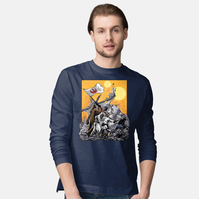 The Battle Of Tatooine-Mens-Long Sleeved-Tee-zascanauta