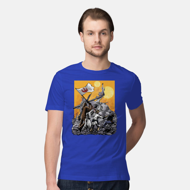 The Battle Of Tatooine-Mens-Premium-Tee-zascanauta