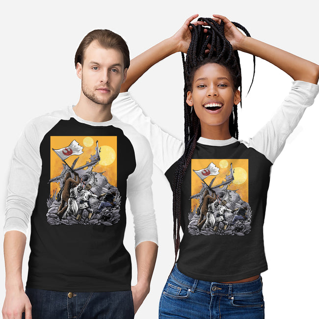 The Battle Of Tatooine-Unisex-Baseball-Tee-zascanauta
