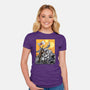 The Battle Of Tatooine-Womens-Fitted-Tee-zascanauta