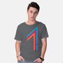 Light Cycle Champion-Mens-Basic-Tee-rocketman_art