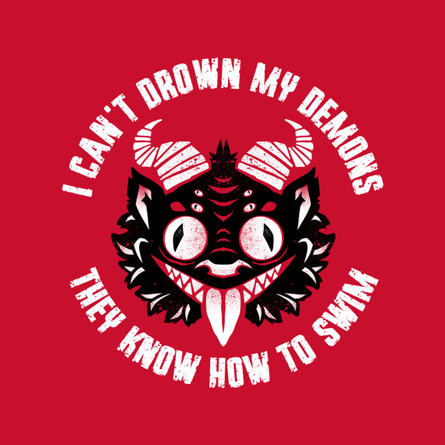 I Can't Drown My Demons-Unisex-Crew Neck-Sweatshirt-Bezao Abad