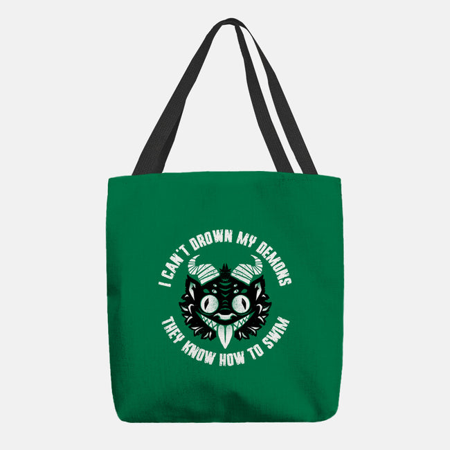 I Can't Drown My Demons-None-Basic Tote-Bag-Bezao Abad