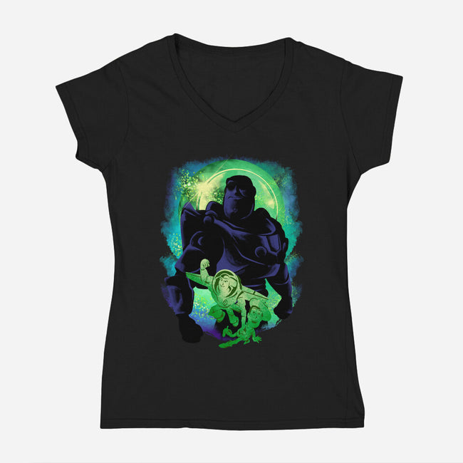 Friendship Never End-Womens-V-Neck-Tee-spoilerinc