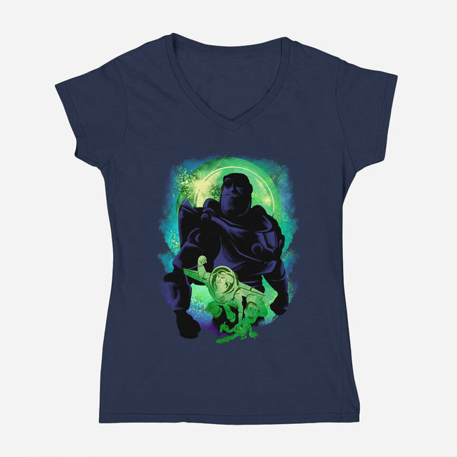 Friendship Never End-Womens-V-Neck-Tee-spoilerinc