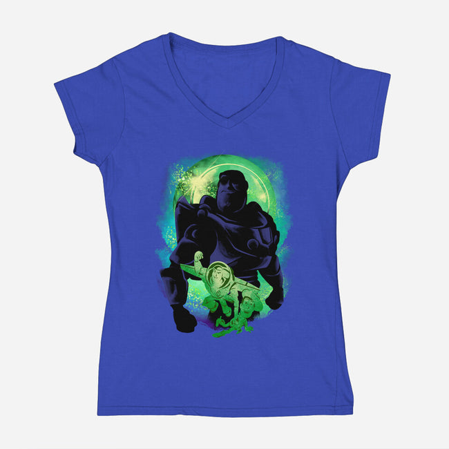 Friendship Never End-Womens-V-Neck-Tee-spoilerinc