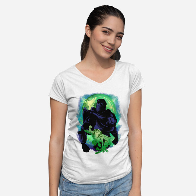 Friendship Never End-Womens-V-Neck-Tee-spoilerinc