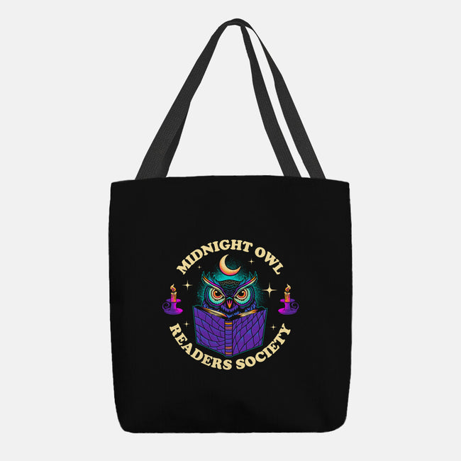 Midnight Owl Readers Society-None-Basic Tote-Bag-sachpica