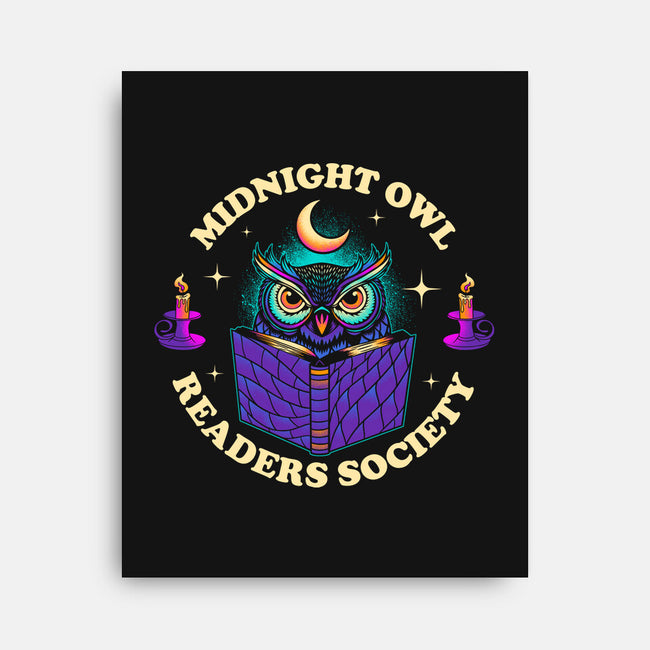 Midnight Owl Readers Society-None-Stretched-Canvas-sachpica