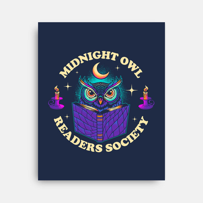 Midnight Owl Readers Society-None-Stretched-Canvas-sachpica