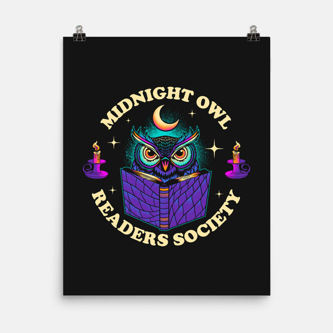 Midnight Owl Readers Society-None-Matte-Poster-sachpica